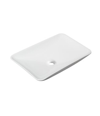 Wiesbaden Wiesbaden Waskom Rechthoekig Karé  Wit keramiek 58x36x11cm - 32.3408