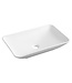 Wiesbaden Waskom Rechthoekig Karé Mat Wit keramiek 58x36x11cm - 32.1408