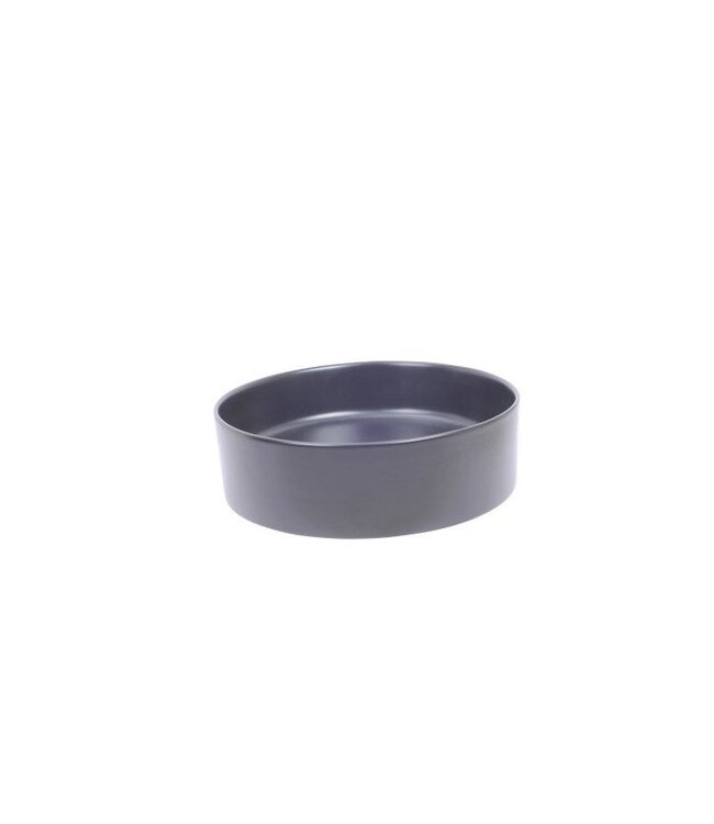 Wiesbaden Waskom Rond Link Mat Zwart keramiek 40x12 cm - 32.3423
