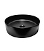 Wiesbaden Waskom Rond Link Mat Zwart keramiek 40x12 cm - 32.3423