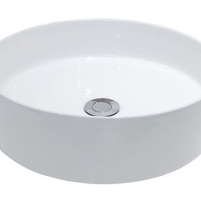 Wiesbaden Waskom Rond Link Mat Wit keramiek 40x12 cm - 32.3322