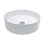 Wiesbaden Wiesbaden Waskom Rond Link Mat Wit keramiek 40x12 cm - 32.3322