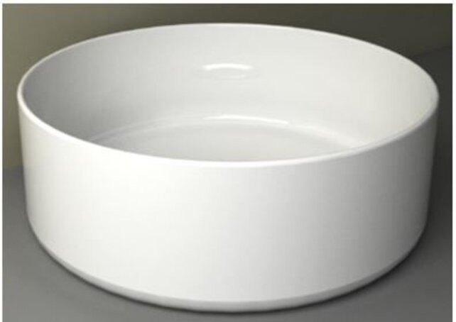 Wiesbaden Waskom Rond Link Wit keramiek 40x12 cm - 32.3422 Wiesbaden Waskom Rond Link Wit keramiek 40x12 cm - 32.3422