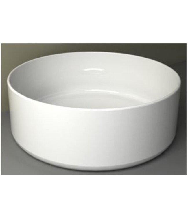 Wiesbaden Waskom Rond Link Wit keramiek 40x12 cm - 32.3422
