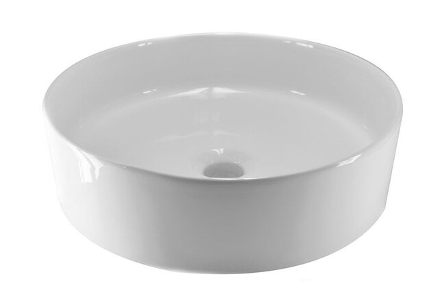 Wiesbaden Waskom Rond Link Wit keramiek 40x12 cm - 32.3422 Wiesbaden Waskom Rond Link Wit keramiek 40x12 cm - 32.3422