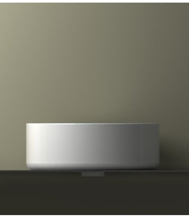 Wiesbaden Waskom Rond Link Wit keramiek 40x12 cm - 32.3422