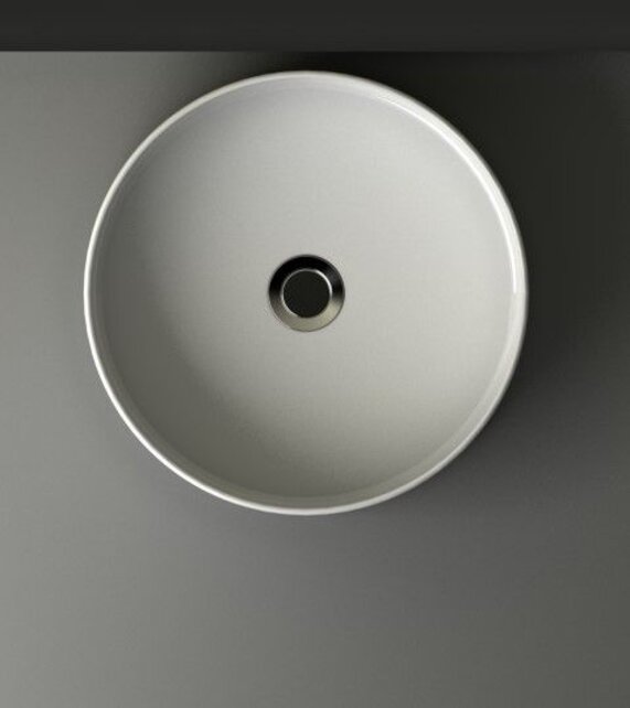 Wiesbaden Waskom Rond Link Wit keramiek 40x12 cm - 32.3422 Wiesbaden Waskom Rond Link Wit keramiek 40x12 cm - 32.3422