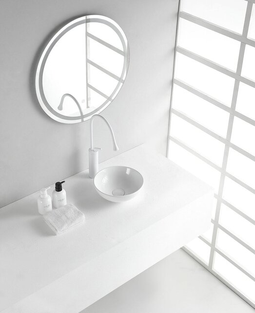 Wiesbaden Waskom Rond Kimo Wit keramiek 28x10 cm - 32.3413