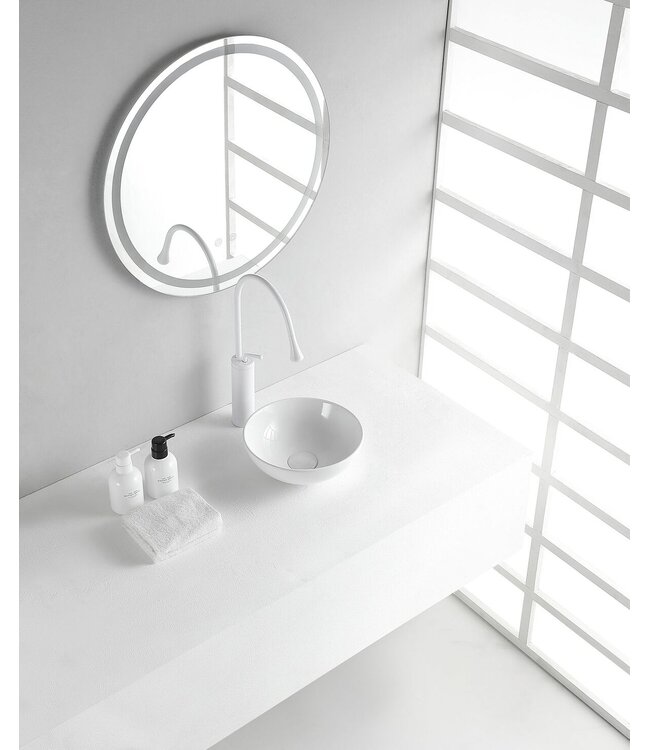 Wiesbaden Waskom Rond Kimo Wit keramiek 28x10 cm - 32.3413