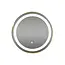 FABRIECIO Badkamerspiegel Goud Geborsteld Rond Hamburg 50cm Anti condens en Led-verlichting touch schakelaar met spiegelverwarming