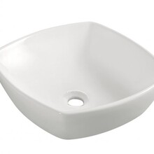 Wiesbaden waskom Vierkant Plaza Wit 42x42x13,5 cm keramiek - 32.3407