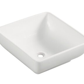 Wiesbaden waskom Vierkant Piazza Wit 40x40x15 cm keramiek - 32.3406