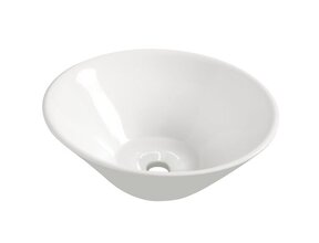 Wiesbaden Ronde waskom Circle Wit 42 x 15 cm keramiek - 32.3404