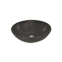 Wiesbaden Raw Natuursteen waskom Rond 40x14 cm hardsteen gezoet - 39.3524