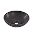 Wiesbaden Raw Natuursteen waskom Rond 32x12cm hardsteen gezoet - 39.3521