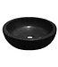 Wiesbaden Raw Natuursteen waskom Rond 40x12cm hardsteen gezoet - 39.3520