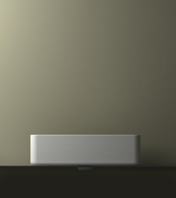 Wiesbaden waskom rechthoekig Link Glans Wit 50x35x12 cm keramiek - 32.3424