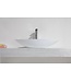 Wiesbaden Kim waskom ovaal mat wit 59x35x11 cm Solid surface - 36.4041