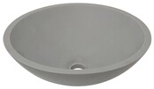 Wiesbaden Solid Surface waskom Valerie Beton Look Rond 43x13 cm - 36.4063 Wiesbaden Solid Surface waskom Valerie Beton Look Rond 43x13 cm - 36.4063