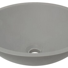 Wiesbaden Solid Surface waskom Valerie Beton Look Rond 43x13 cm - 36.4063
