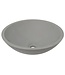 Wiesbaden Solid Surface waskom Valerie Beton Look Rond 43x13 cm - 36.4063