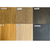 Timotheus Wastafelonderkast Ribbelfront Castle Brown 140 cm 2 lades Timotheus Wastafelonderkast Ribbelfront Castle Brown 140 cm 2 lades