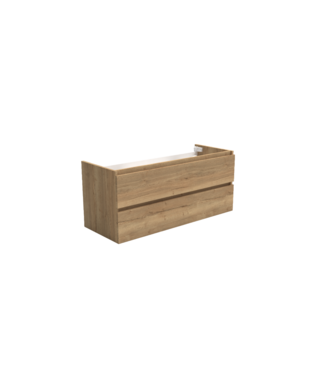 SANI-SUPPLY Wastafelonderkast Trendline Natural Oak 120x47x52cm softclose lades