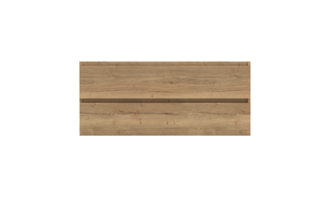 Wastafelonderkast Trendline Natural Oak 120x47x52cm softclose lades Wastafelonderkast Trendline Natural Oak 120x47x52cm softclose lades