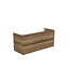 SANI-SUPPLY Wastafelonderkast Trendline Tabak Oak 120x47x52cm softclose lades
