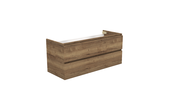 Wastafelonderkast Trendline Tabak Oak 120x47x52cm softclose lades