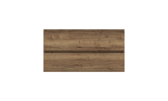 Wastafelonderkast Trendline Tabak Oak 100x47x52cm softclose lades