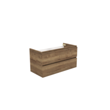 Wastafelonderkast Trendline Tabak Oak 100x47x52cm softclose lades
