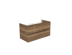Wastafelonderkast Trendline Tabak Oak 100x47x52cm softclose lades