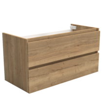 Wastafelonderkast Trendline Natural Oak 100x47x52cm softclose lades