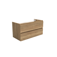 Wastafelonderkast Trendline Natural Oak 100x47x52cm softclose lades