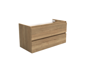 Wastafelonderkast Trendline Natural Oak 100x47x52cm softclose lades