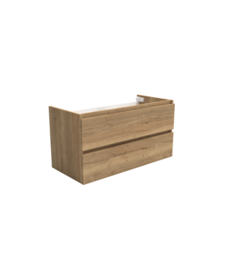 SANI-SUPPLY Wastafelonderkast Trendline Natural Oak 100x47x52cm softclose lades