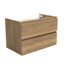 Wastafelonderkast Trendline Natural Oak 80x47x52cm softclose lades