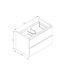Wastafelonderkast Trendline Tabak Oak 80x47x52cm softclose lades