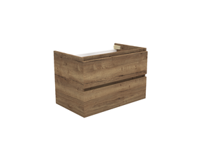 Wastafelonderkast Trendline Tabak Oak 80x47x52cm softclose lades