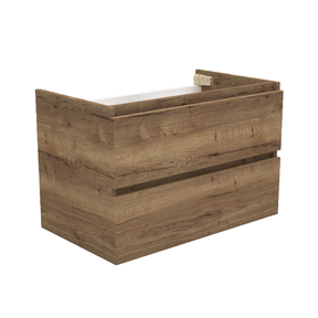 Wastafelonderkast Trendline Tabak Oak 80x47x52cm softclose lades