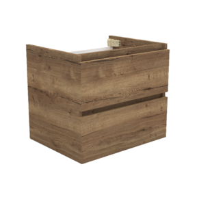 Wastafelonderkast Trendline Tabak Oak 60x47x52cm softclose lades