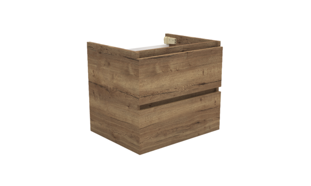 Wastafelonderkast Trendline Tabak Oak 60x47x52cm softclose lades Wastafelonderkast Trendline Tabak Oak 60x47x52cm softclose lades