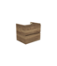 SANI-SUPPLY Wastafelonderkast Trendline Tabak Oak 60x47x52cm softclose lades