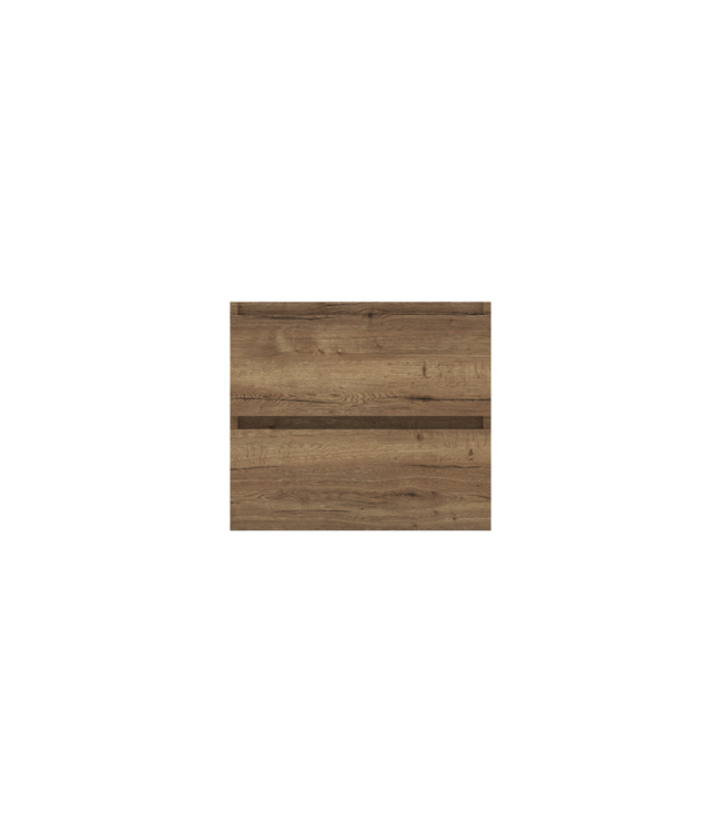 SANI-SUPPLY Wastafelonderkast Trendline Tabak Oak 60x47x52cm softclose lades