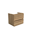 Wastafelonderkast Trendline Natural Oak 60x47x52cm softclose lades