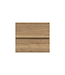 SANI-SUPPLY Wastafelonderkast Trendline Natural Oak 60x47x52cm softclose lades