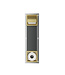 Wiesbaden Inbouw toiletrolhouder met Klep Rocko + Reserverolhouder Geborsteld Messing - 33.2155