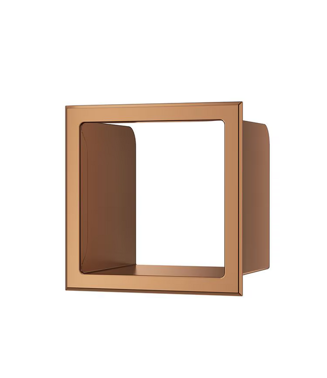 Wiesbaden Inbouw toiletrolhouder met Klep Rocko + Reserverolhouder Geborsteld Brons - 33.2154