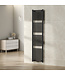 Elara Handdoekradiator 181x45cm mat zwart 830 Watt - 41.3586